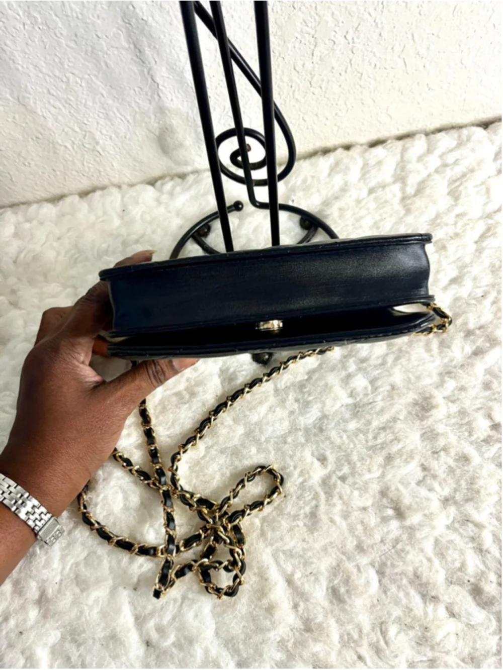 Sergio Di Rossetti SDR quilted crossbody bag with silver hardware